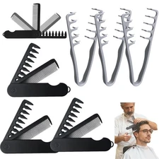 Texture Comb Wide Tooth Dual-Design Folding Comb TravelTexture Volumizing Hair 