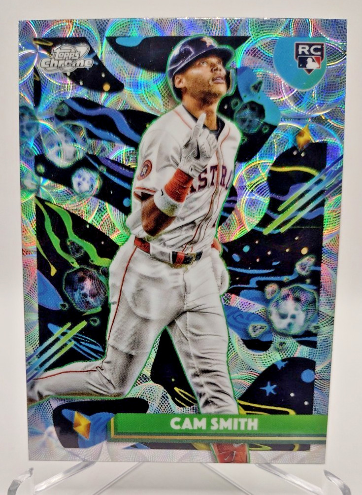 2025 Topps Cosmic Chrome - Cam Smith #166 Nucleus Refractor (RC) Houston Astros