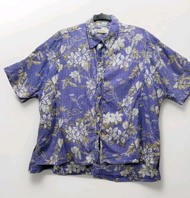 We The FREE LOVE LETTERS BOHO BUTTON UP FLORAL TROPICAL PERIWINKLE TOP XS
