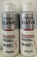 L'Oreal Paris Elvive Bond Repair Pre-Shampoo 200ml Intensive Hair Treatment x2