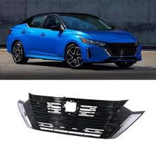 New Front Bumper Upper Grille Fits For Nissan Sentra S SV 2024-2025 62310-6LY0A