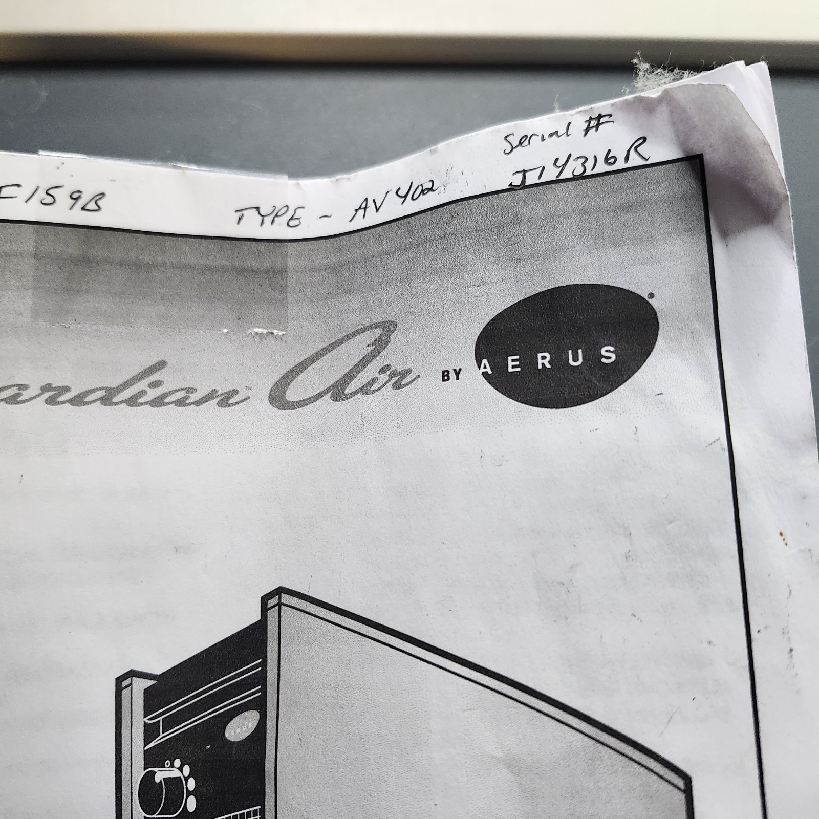 Aerus LUX GUARDIAN Air Purification System F159B - TESTED WORKs W/ Filter Read D