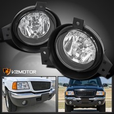 Fits 2001-2003 Ford Ranger Clear Bumper Driving Fog Lights Lamps Leftright