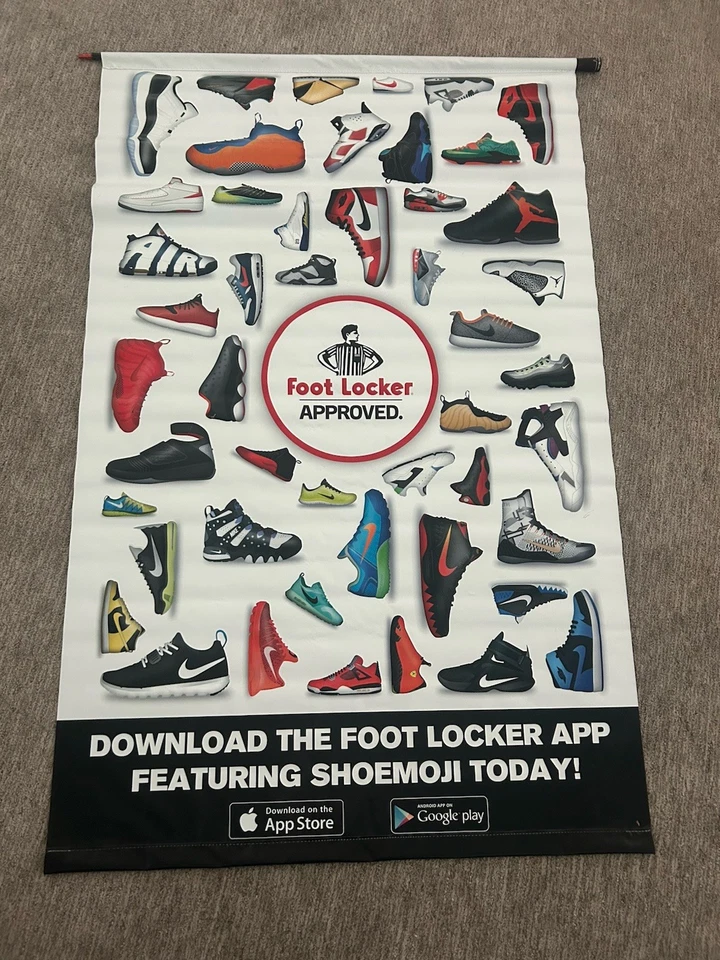 Armario para pies Nike Air Jordan “Shoemoji” escaparate banner Jordan Foto 3 de 3