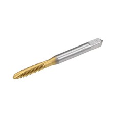 Image of Spiral Point Threading Tap 8-32 UNC Thread Pitch Titanium Coated HSS
