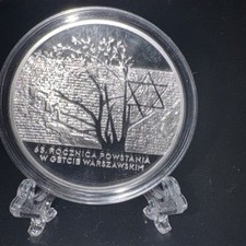 Poland 20 Zlotych 2008 Silver 0.925 65th Anniversary of Warsaw Ghetto Uprising