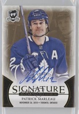 2018-19 Upper Deck The Cup Signature Renditions Patrick Marleau #SR-PM Auto 0c3