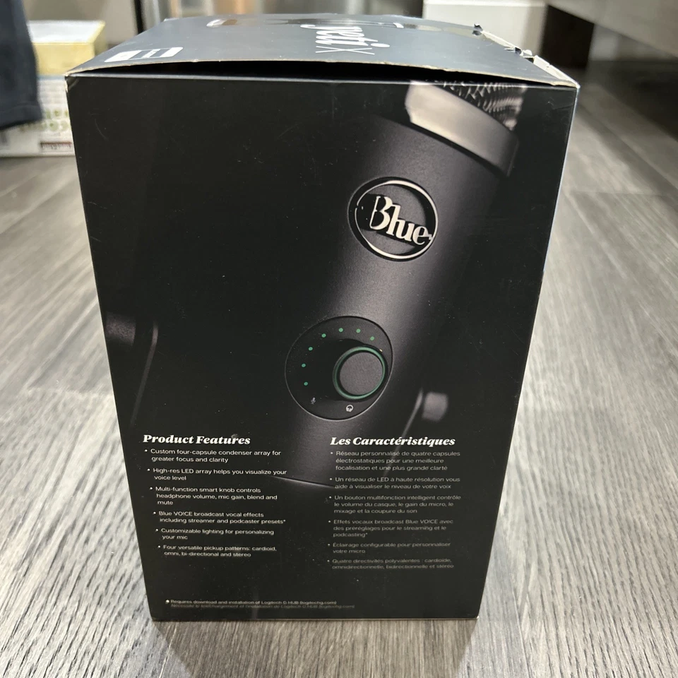 Blue Yeti X Blackout Micrófono USB Independiente Estudio Grabación Micrófono USB Foto 2 de 4