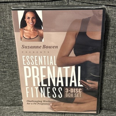 NEW & SEALED! Suzanne Bowen Essential Prenatal Fitness 3 Disc DVD Set Pregnancy
