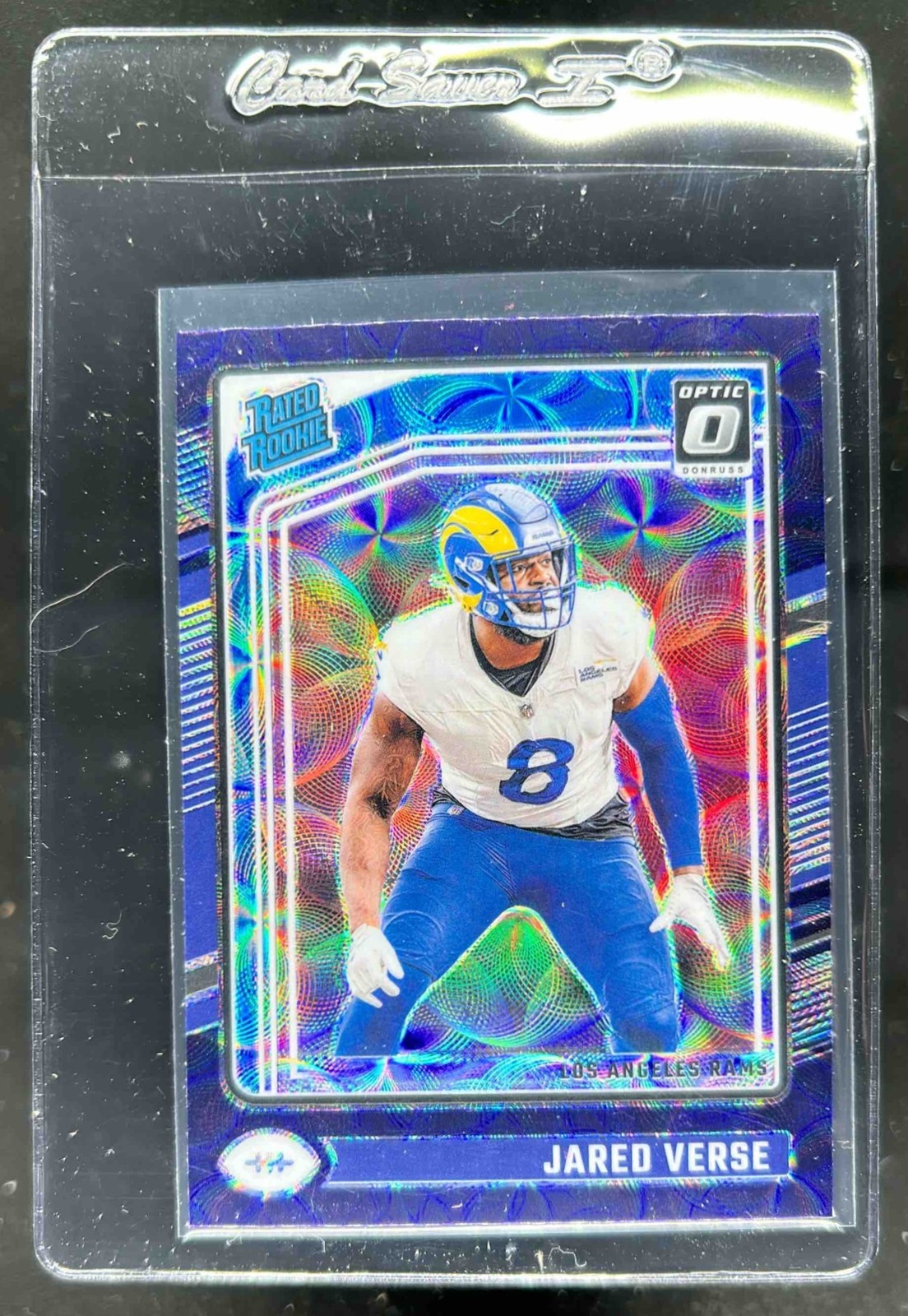 2024 Donruss Optic Jared Verse Purple Scope Rated Rookie #242 Rams