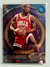 1997-98 Metal Universe #107 Dennis Rodman - Chicago Bulls HOFer 🏀🔥 (A)