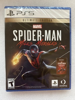 PS 5 Ultimate Edition, Marvel Spider-Man Miles Morales New Never Open