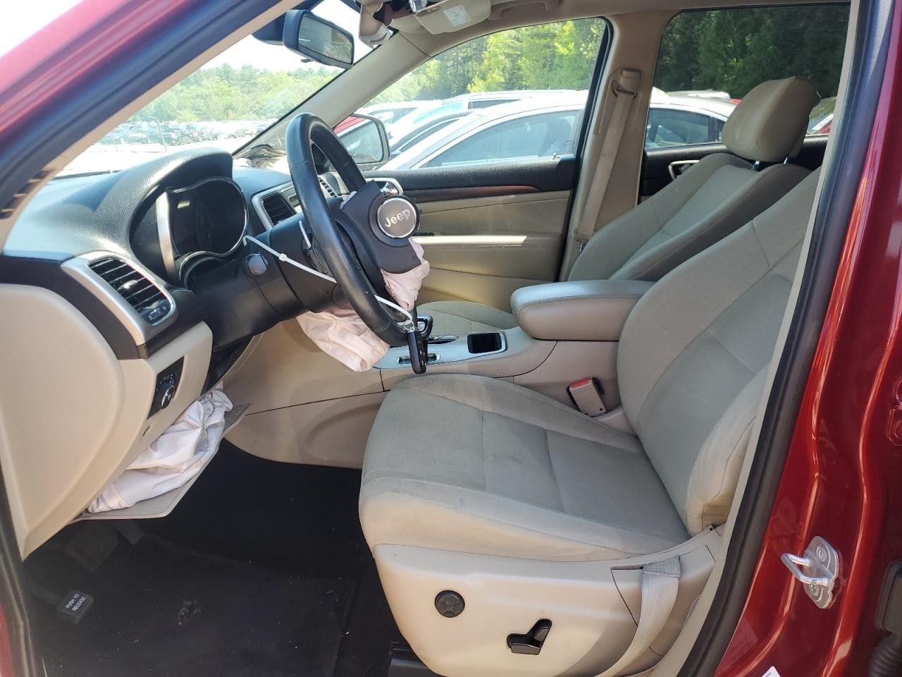 Used Deck Lid fits: 2014 Jeep Grand cherokee privacy tint glass w/rear view came