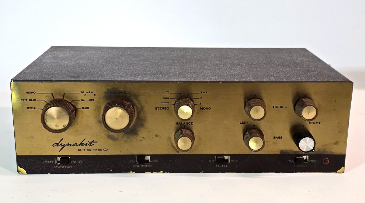 Vintage Dynakit Dynaco PAS-2 Stereo Tube Preamplifier AMP PAS 2