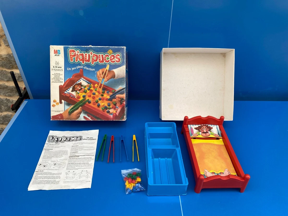 Juego De Mesa PIQU'PUCES MB 1985 Vintage Multicolor De Estrategia Completo
