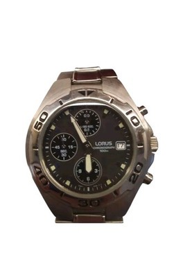 lorus sports chrono herren ym92c Quarzuhr gebraucht guter Zustand 