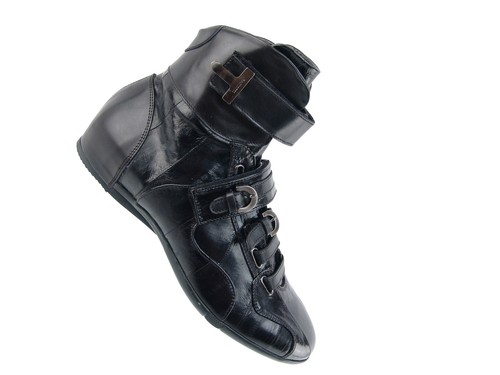 CLEARANCE Authentic $895 Cesare Paciotti Eel Sneakers US 7 Italian Boots Shoes - Picture 13 of 13
