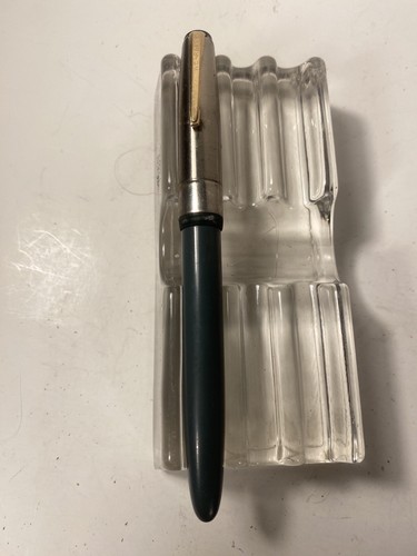 Wearever Cartridge Fountain Pen Green W/ Silver Chrome Cap MCM