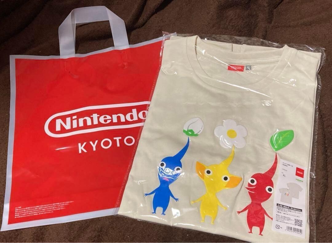 Pikmin Nintendo store Tokyo limited encounter T SHIRT XL White Official  goods