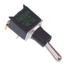 TL36W005400 APEM On-On Subminiature Washable PCB Toggle Switch SPDT 0.4A