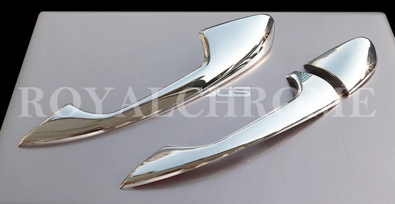 Par de embellecedores de manija de puerta UNICUS para Mercedes Benz W205 C cupé C43 C63 AMG CROMO Foto 4 de 4