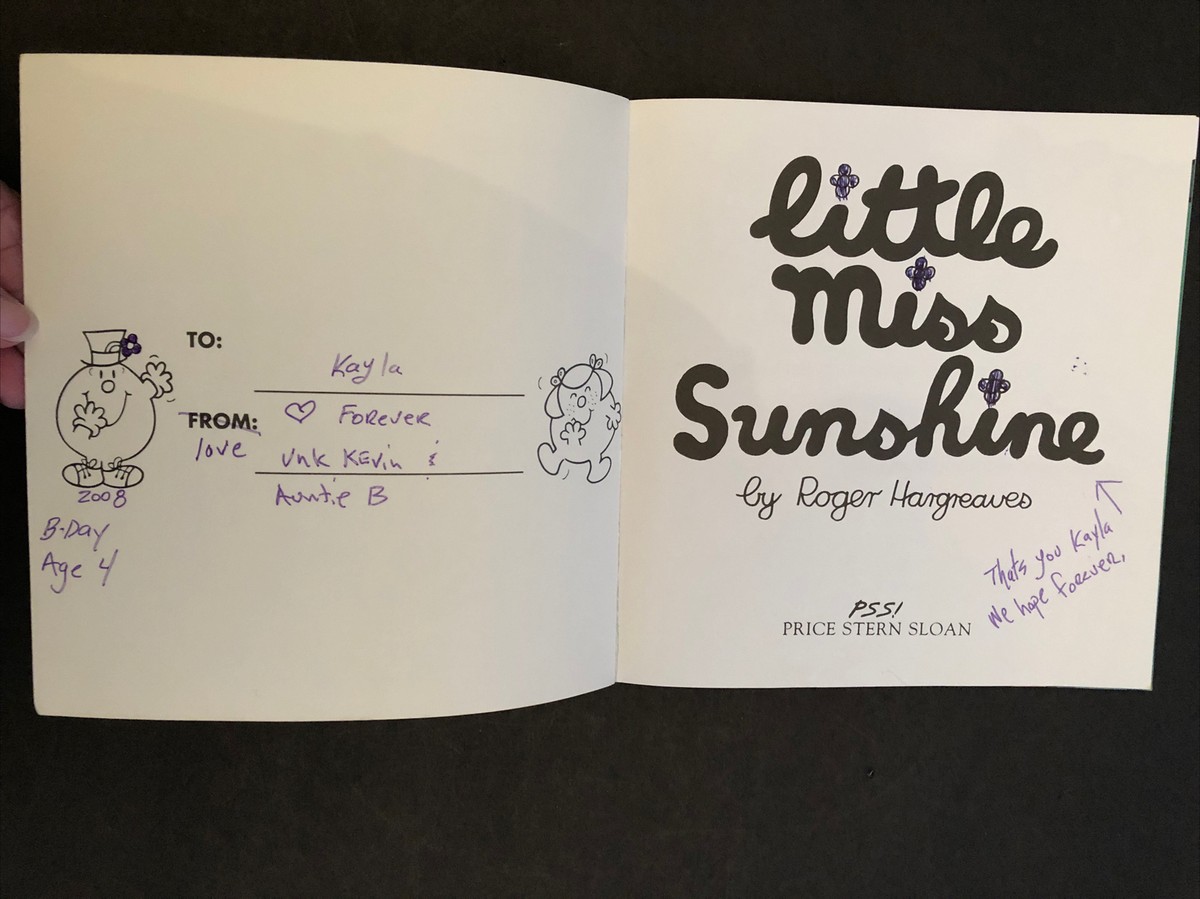 Little Miss Sunshine by Roger Hargreaves Vintage 1981 | eBay