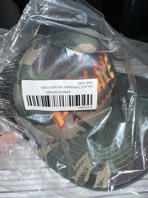 Palace Thrasher Camo Trucker Hat | eBay