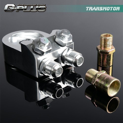 New Universal 30 Row 10AN Aluminum Racing Engine Oil Cooler Kit + 7" Cooling Fan - Picture 5 of 12