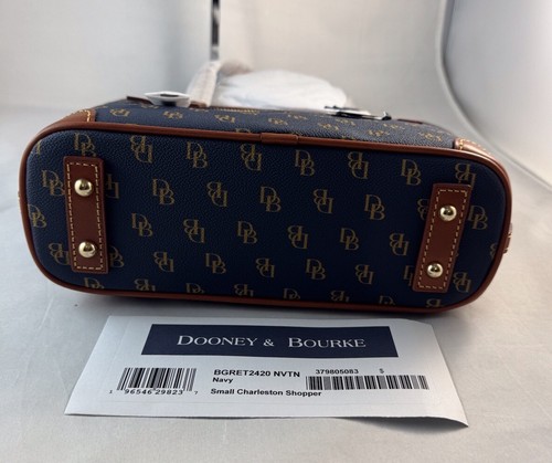 Dooney & Bourke Gretta Small Charleston Shopper ~ Navy - Picture 14 of 14