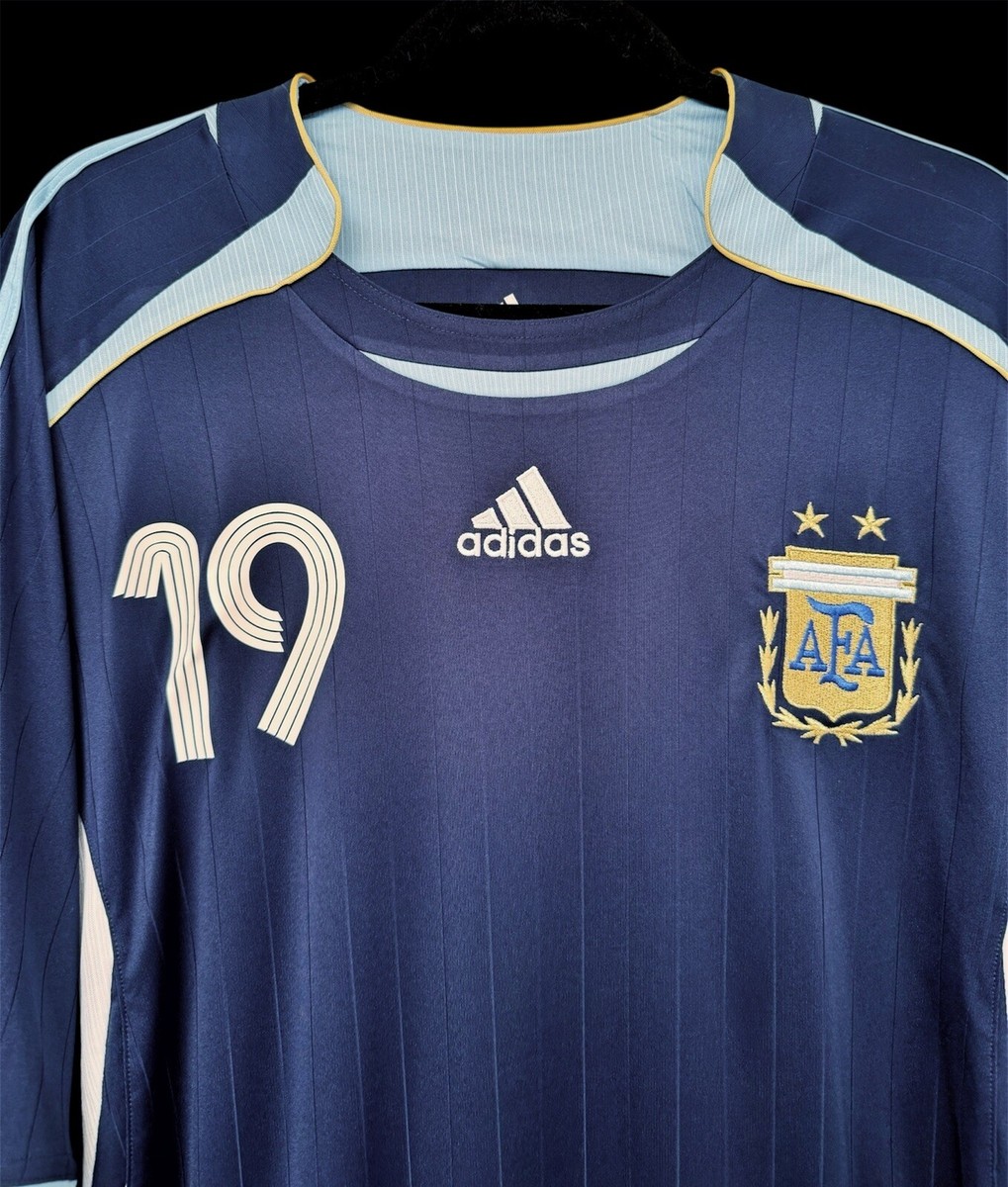 Lionel Messi Argentina 2XL 2006 World Cup Away Jersey Soccer