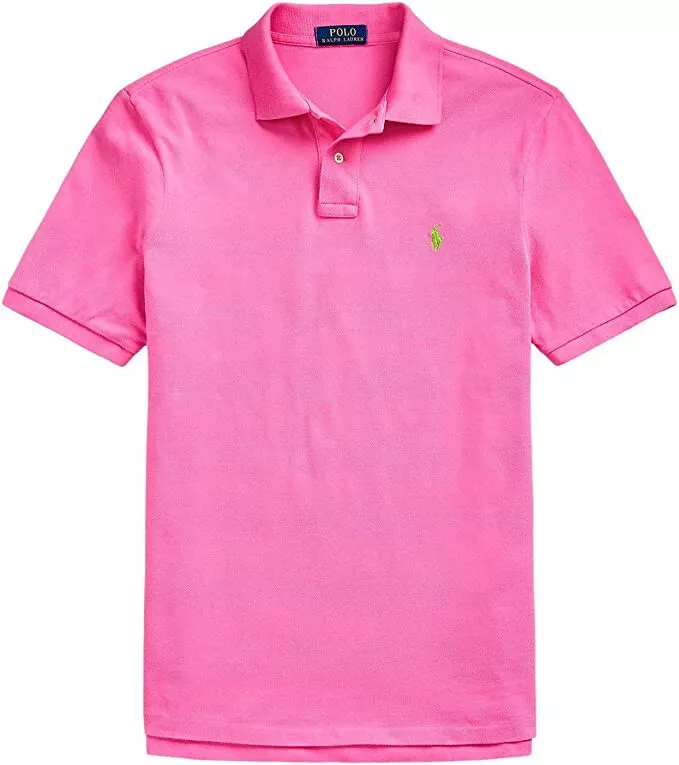 Pink ralph on sale lauren polo shirt