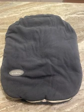 J J Cole Collections BundleMe Infant Warm Cover Navy Fleece & Sherpa Lined