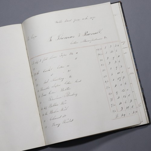 An Antique Victorian Hand Writting School Excercise Book, Master Coombes, 1869. - Picture 6 of 13