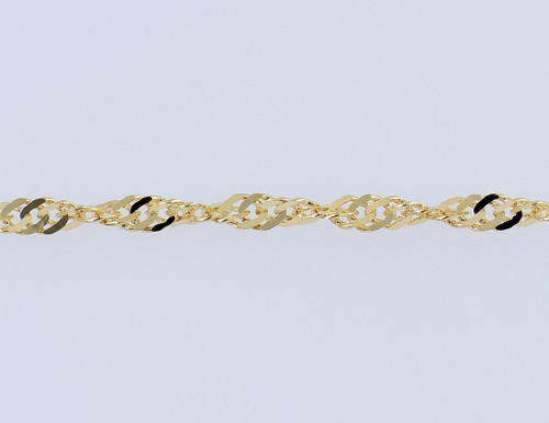 Anhänger Kreuz mit Kette 750/000 18 K Gelbgold Zirkonia 44 cm - Bild 4 von 4