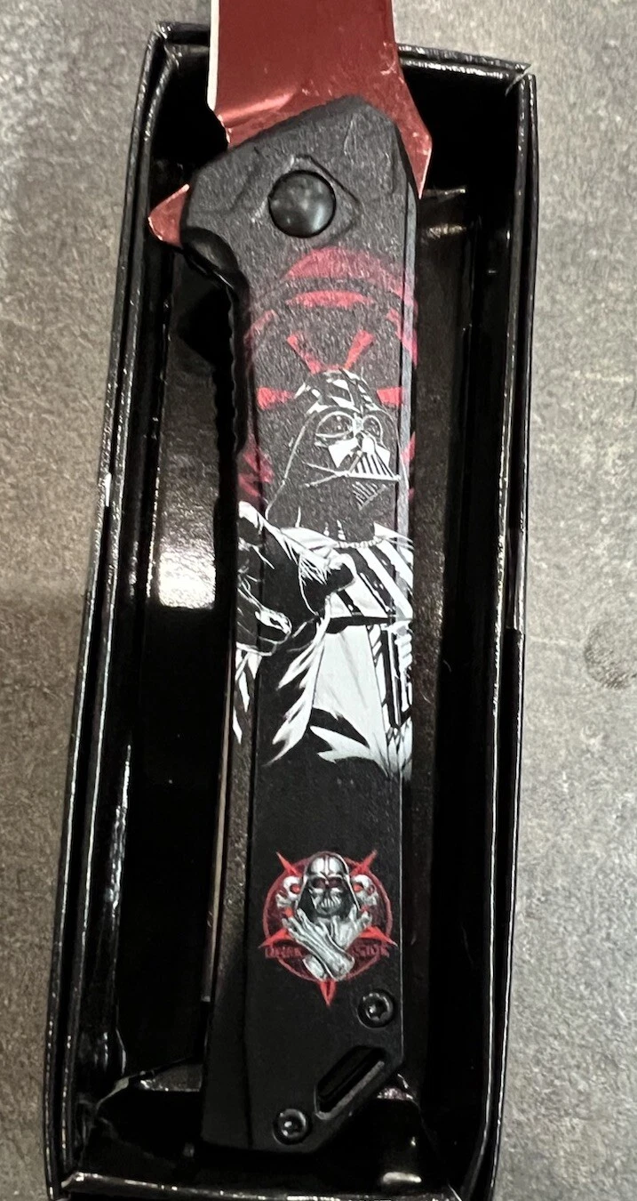 Darth Vader Star Wars Spring Assisted Open Pocket Knife9”