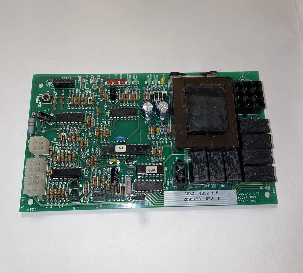 1092-83-1002-SS01A 1092-110 2009733 Rev F control board of 