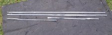 3pcs 1961-1963 Lincoln Continental Rear Door Quarter Peak Molding Stainless Trim 3pcs 1961-1963 Lincoln Continental Rear Door Quarter Peak Molding Stainless Trim