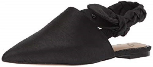 Sam Edelman Rivers Women's Size 10M Black Silk Braided Slingback Point Toe Mules - Image 2 of 4