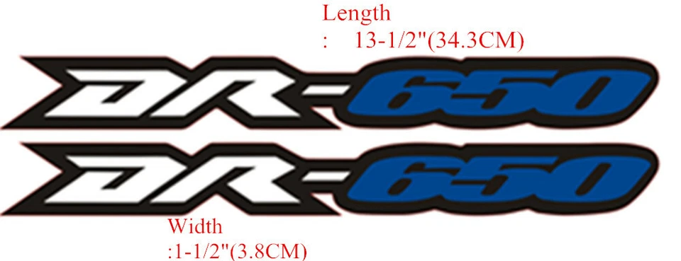 Adesivos de braço oscilante decalques listras para Suzuki DR 650 DR 650S DR 650SE DR 650SER - Imagem 2 de 4
