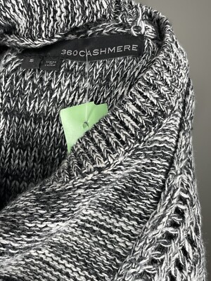 $368 MSRP 360 Cashmere Cable Knit Back Full Zip Cashmere $368 MSRP 360 Cashmere Cable Knit Back Full Zip Cashmere