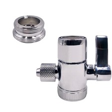 Faucet 1/4 3/8 Adapter Diverter Valve Counter Top Water Filter 3/8 Tube