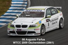 Zdjęcie 13x18 cm WTCC 2009 Augusto Farfus - BMW 320si