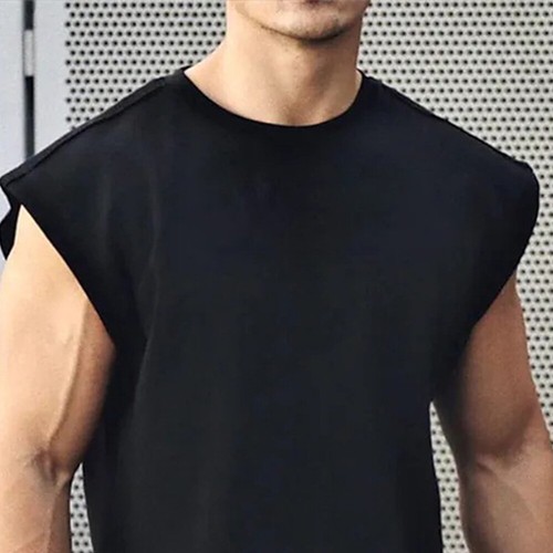 Mens Gym Sport Tank Vest Tops Sleeveless Bodybuilding Fitness Muscle Tee T-shirt - Picture 12 of 23