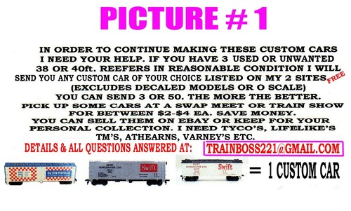 HO SCALE CUSTOM LETTERED ALTOONA PA. BEER REEFER 🍺🍺🍺🍺 - Picture 3 of 11