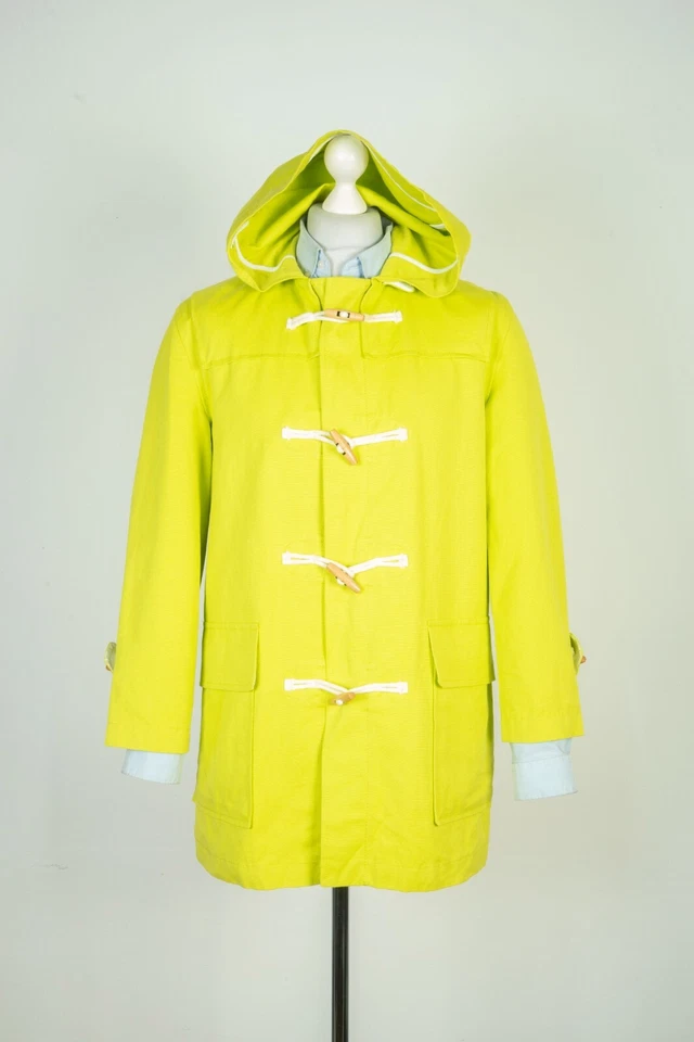 Chaqueta de gabardina Burberry London de lino verde claro para hombre talla M Foto 2 de 4