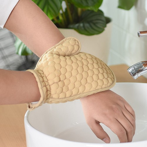 2 PCS Back Brush Bath Gloves Scrubbing Gloves Exfoliating Gloves - Picture 5 of 12