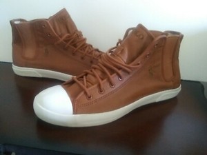 polo ralph lauren leather sneakers