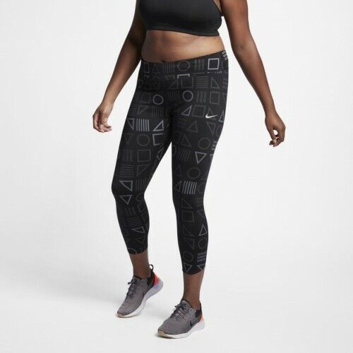 LEGGINGS DA ALLENAMENTO LUNGHI STAMPATI DA DONNA NIKE EPIC LUX TIGHT FIT UK TAGLIA 26-28 (2XL) - Foto 1 di 4