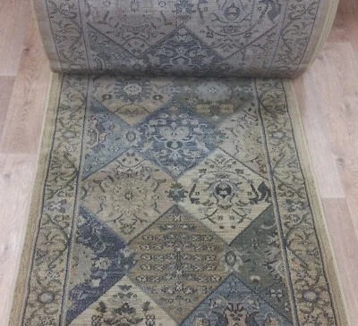 MOMENI Rug Depot Traditional Oriental Hall and Stair Runner - 32" Wide Blue Rug Runner