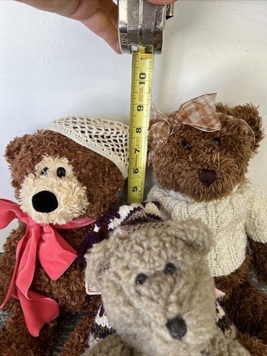 Lot of 4 Vintage Teddy Bears, Boyd’s & Ty Brand Great Condition - Picture 13 of 19